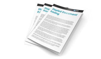 Stapled Document Printing