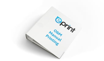 o&m manual Printing