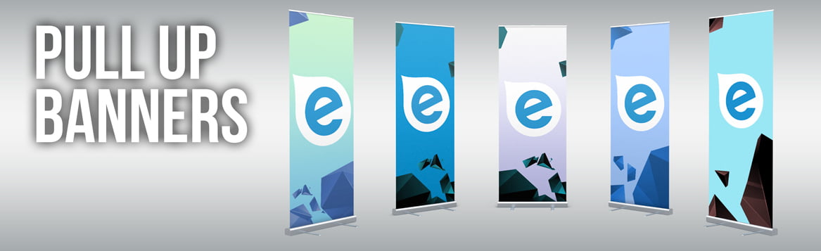 Pull Up Banners, Roll Up Display, Choice of Quality Bases